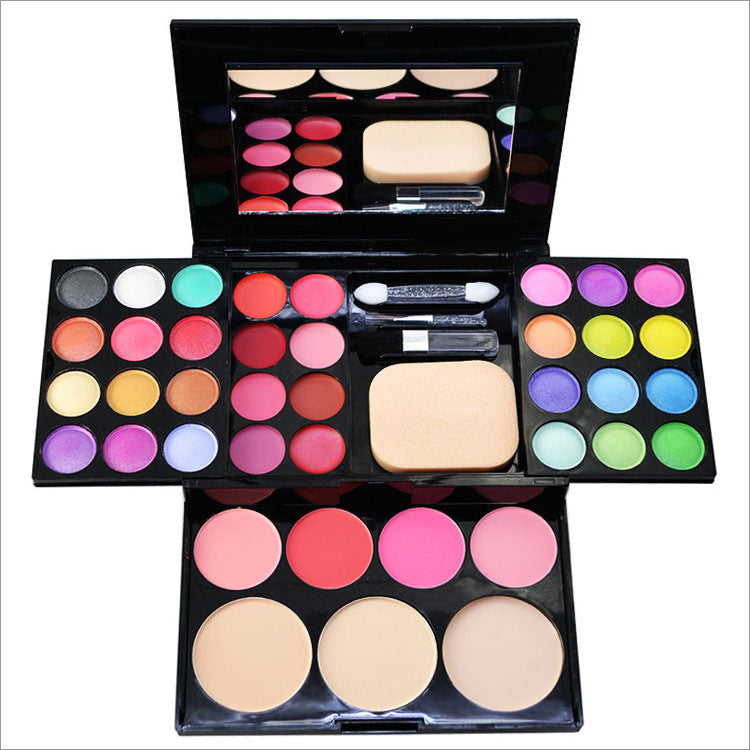 All-in-One 39-Color Makeup Palette: Eyeshadow, Lipstick, Blush & Powder Essentials" | Applicable people: Ms. Skin Type: General Efficacy: even skin tone, grooming