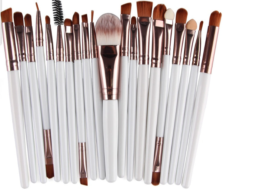 "All-in-One Professional Makeup Brush Set – Loose Powder, Blush & Eye Shadow Brushes" - SHIFRAH NERIAH BEAUTY