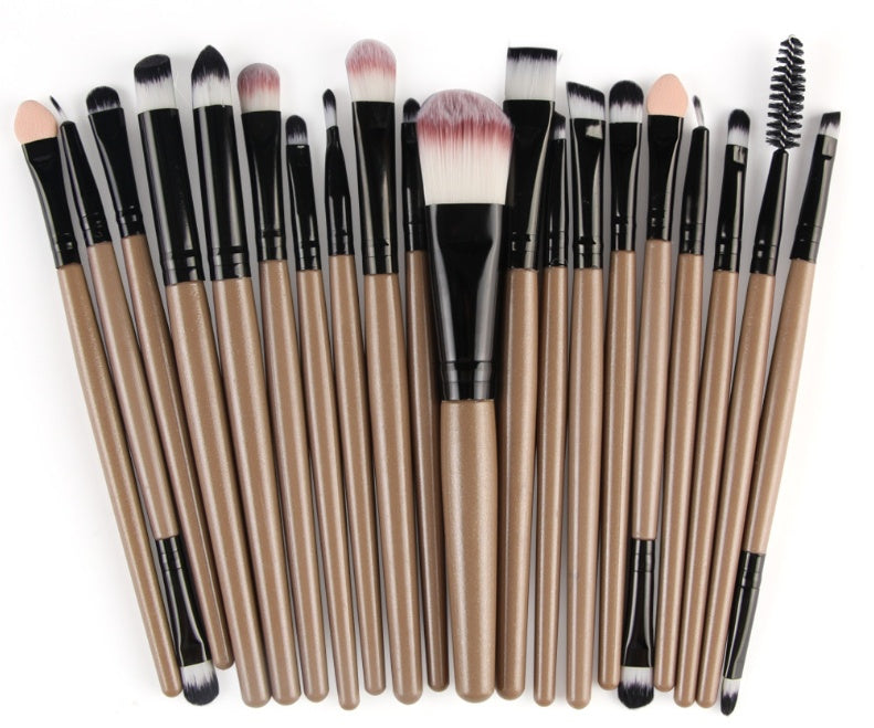 "All-in-One Professional Makeup Brush Set – Loose Powder, Blush & Eye Shadow Brushes" - SHIFRAH NERIAH BEAUTY