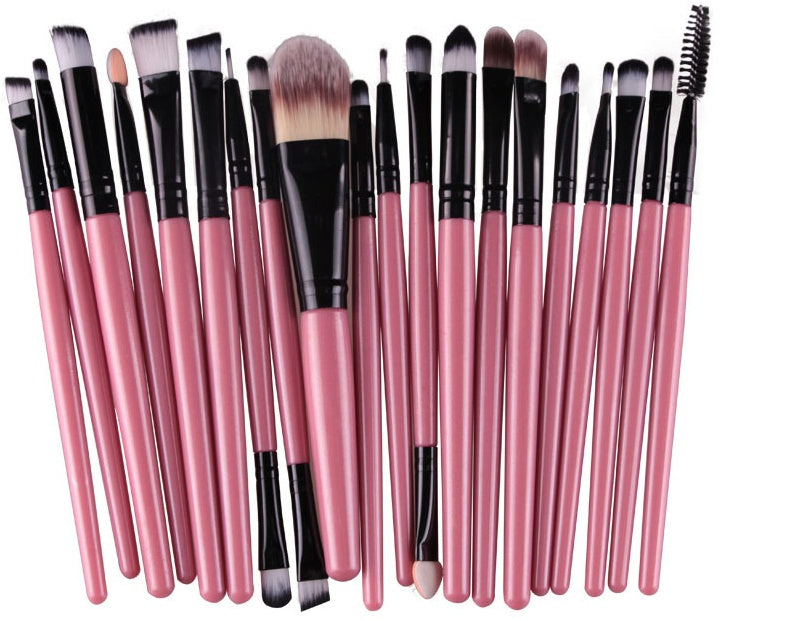 "All-in-One Professional Makeup Brush Set – Loose Powder, Blush & Eye Shadow Brushes" - SHIFRAH NERIAH BEAUTY