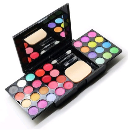 All-in-One 39-Color Makeup Palette: Eyeshadow, Lipstick, Blush & Powder Essentials" | Applicable people: Ms.  Skin Type: General Efficacy: even skin tone, grooming