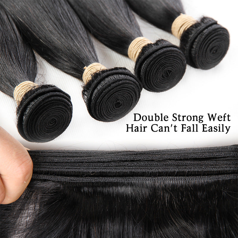 Reality Wig, Smooth Hair, Straight Hair Tie, Closed Peruvian Hair Tie - SHIFRAH NERIAH BEAUTY