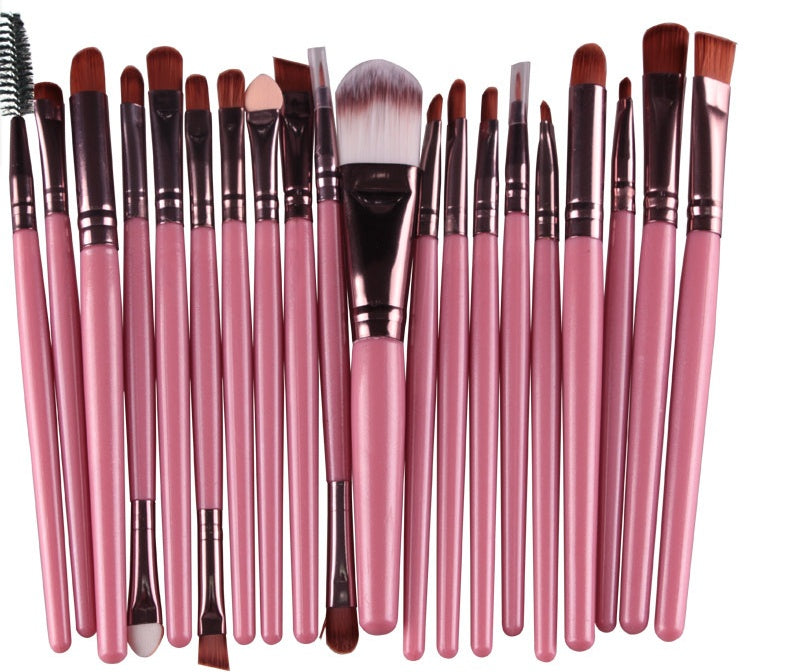 "All-in-One Professional Makeup Brush Set – Loose Powder, Blush & Eye Shadow Brushes" - SHIFRAH NERIAH BEAUTY