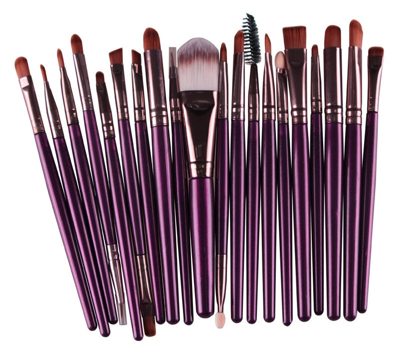 "All-in-One Professional Makeup Brush Set – Loose Powder, Blush & Eye Shadow Brushes" - SHIFRAH NERIAH BEAUTY