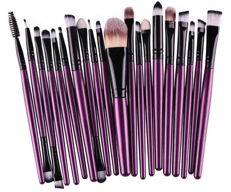 "All-in-One Professional Makeup Brush Set – Loose Powder, Blush & Eye Shadow Brushes" - SHIFRAH NERIAH BEAUTY