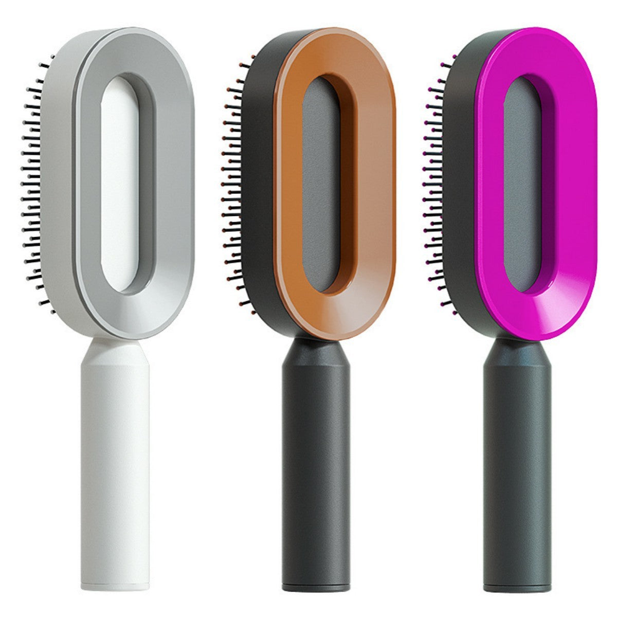 "Self-Cleaning Hair Brush for Women – One-Key Hair Loss Control, Airbag Scalp Massage & Anti-Static Comb" - SHIFRAH NERIAH BEAUTY