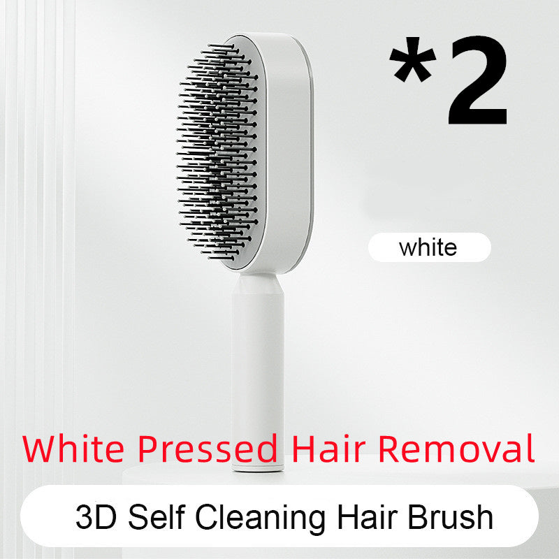 "Self-Cleaning Hair Brush for Women – One-Key Hair Loss Control, Airbag Scalp Massage & Anti-Static Comb" - SHIFRAH NERIAH BEAUTY