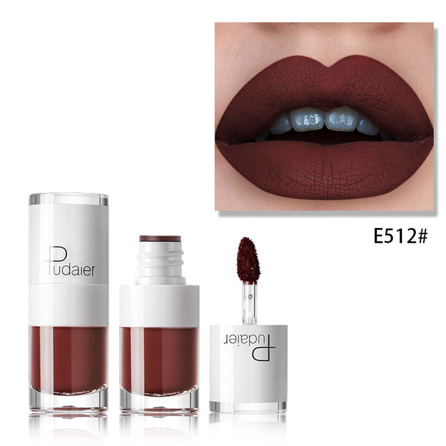 Lipstick 16 color white bottle matte lip gloss lasting moisturizing - SHIFRAH NERIAH BEAUTY