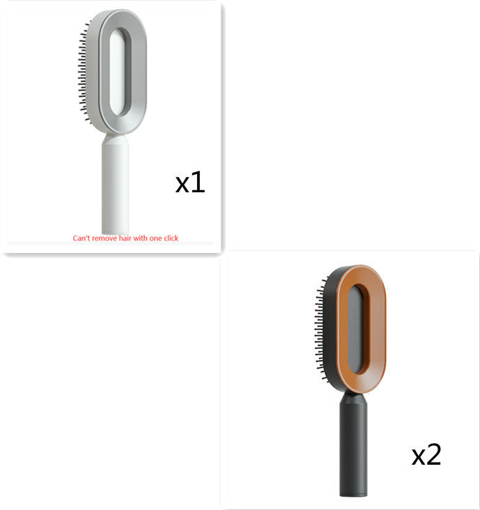 "Self-Cleaning Hair Brush for Women – One-Key Hair Loss Control, Airbag Scalp Massage & Anti-Static Comb" - SHIFRAH NERIAH BEAUTY