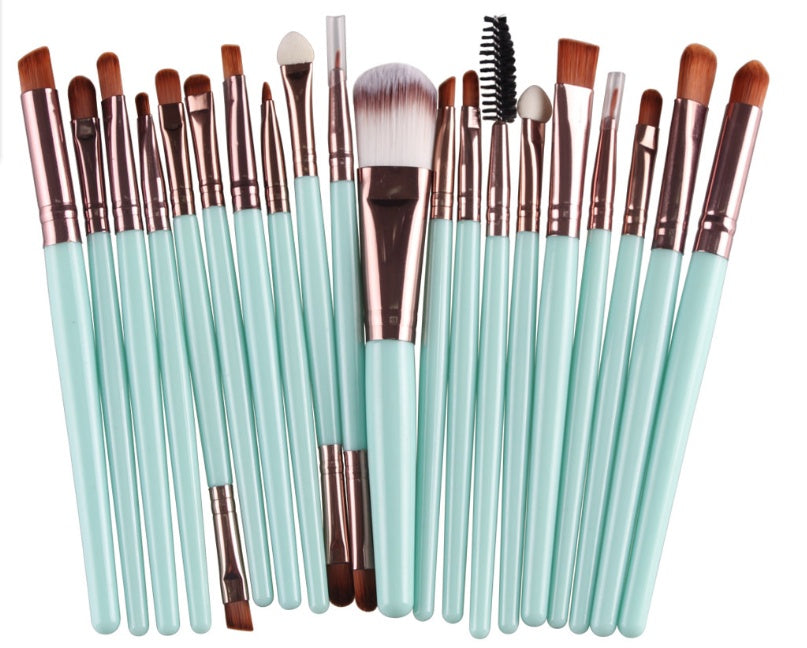 "All-in-One Professional Makeup Brush Set – Loose Powder, Blush & Eye Shadow Brushes" - SHIFRAH NERIAH BEAUTY