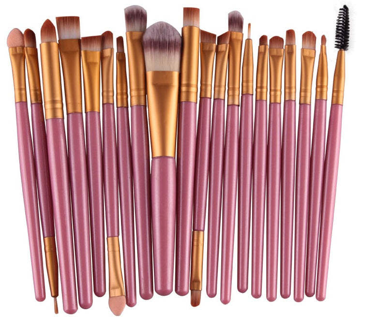 "All-in-One Professional Makeup Brush Set – Loose Powder, Blush & Eye Shadow Brushes" - SHIFRAH NERIAH BEAUTY