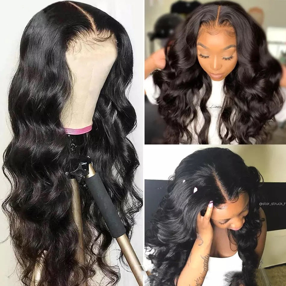 Flawless Body Wave Human Hair Lace Front Wig – Natural, Soft & Glamorous Look - SHIFRAH NERIAH BEAUTY