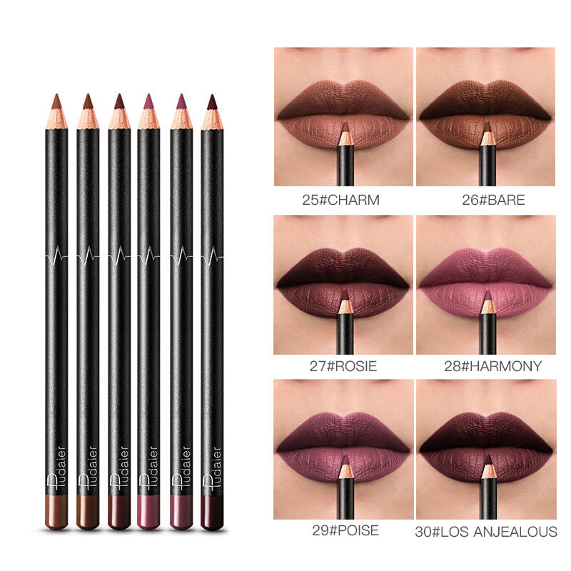 36 Color Lip Liner Waterproof Non-smudge Nude Color - SHIFRAH NERIAH BEAUTY