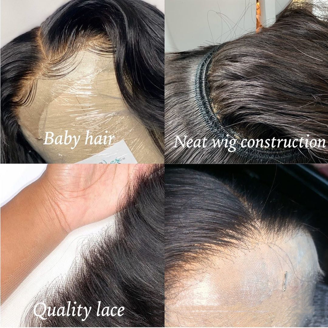 Flawless Body Wave Human Hair Lace Front Wig – Natural, Soft & Glamorous Look - SHIFRAH NERIAH BEAUTY