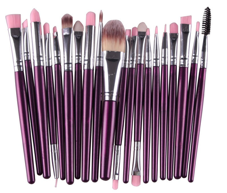 "All-in-One Professional Makeup Brush Set – Loose Powder, Blush & Eye Shadow Brushes" - SHIFRAH NERIAH BEAUTY