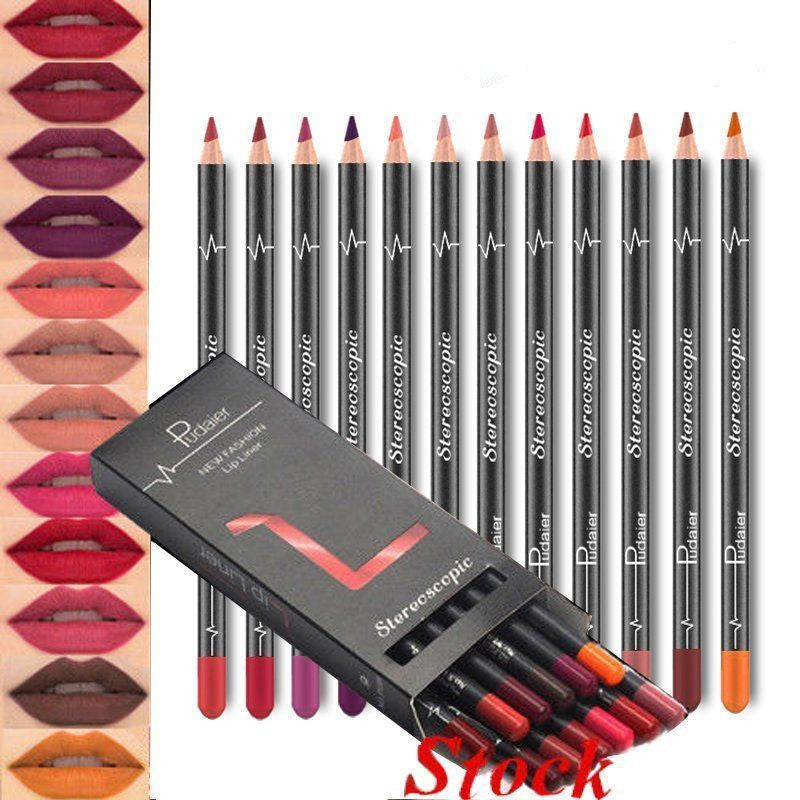 36 Color Lip Liner Waterproof Non-smudge Nude Color - SHIFRAH NERIAH BEAUTY