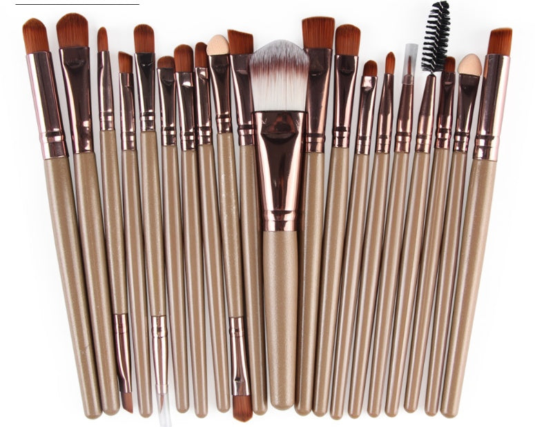 "All-in-One Professional Makeup Brush Set – Loose Powder, Blush & Eye Shadow Brushes" - SHIFRAH NERIAH BEAUTY