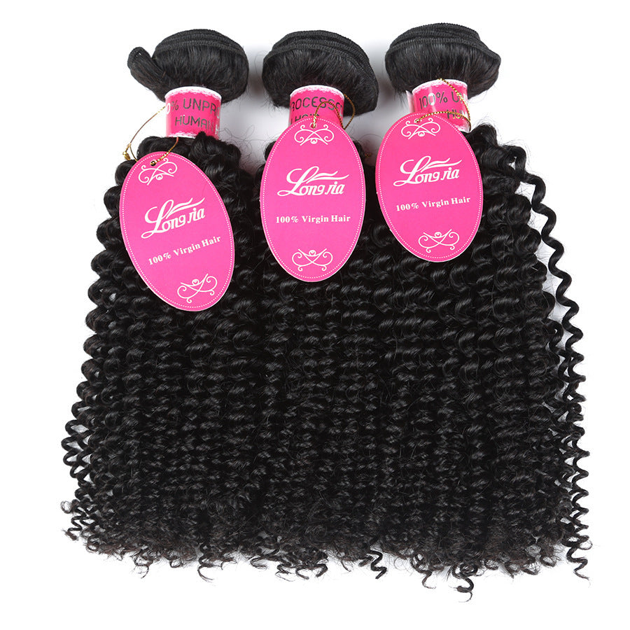 10A Deep Curly Brazilian Human Hair Bundles Weave - SHIFRAH NERIAH BEAUTY