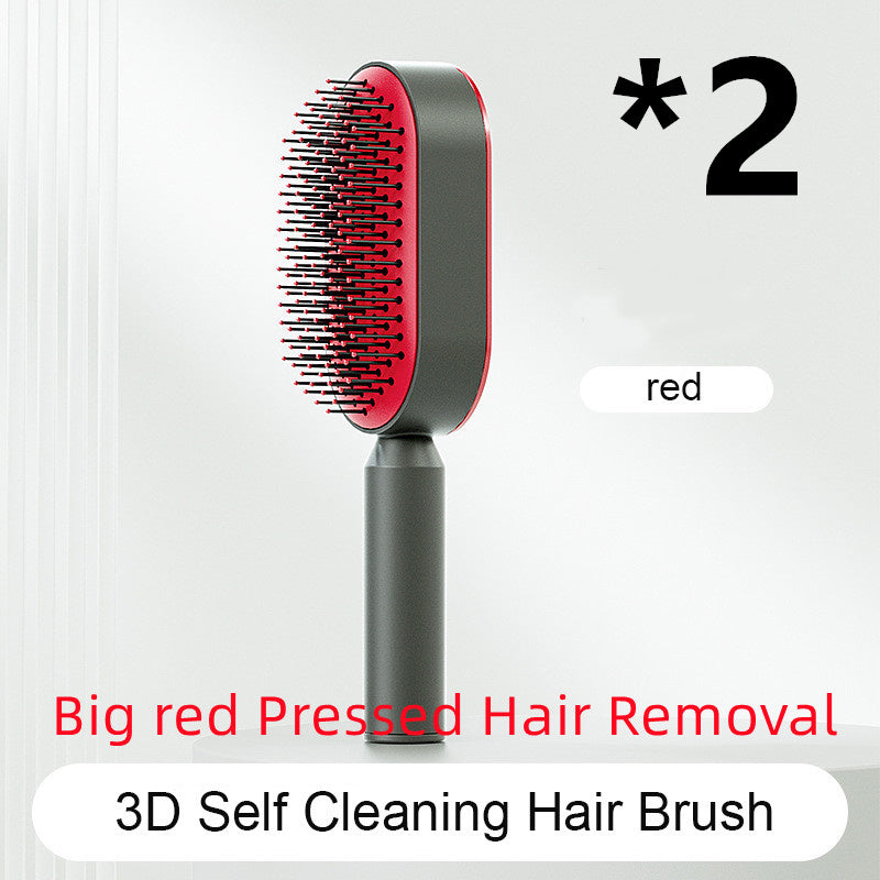 "Self-Cleaning Hair Brush for Women – One-Key Hair Loss Control, Airbag Scalp Massage & Anti-Static Comb" - SHIFRAH NERIAH BEAUTY