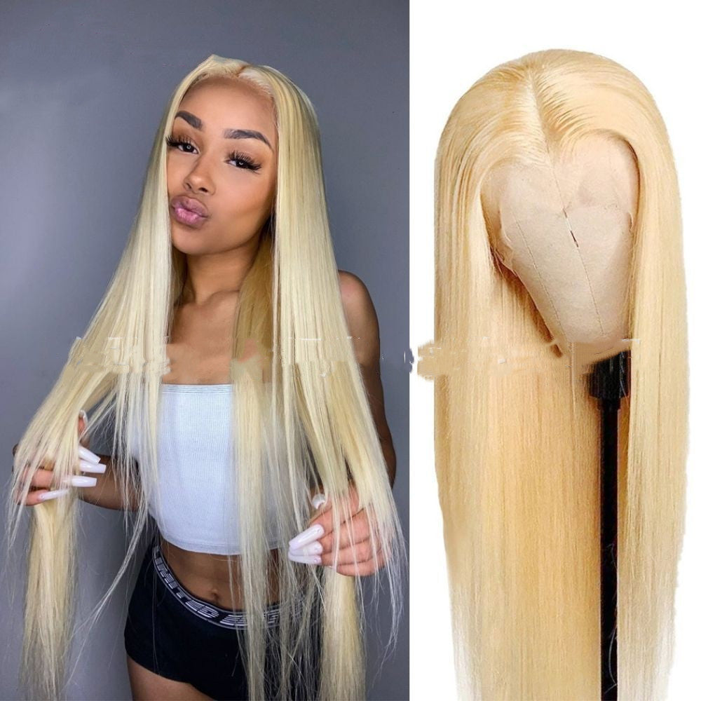 Real Wig 613 Straight Frontal Lace 13X4 Head Cover Lace Frontal Wig - SHIFRAH NERIAH BEAUTY