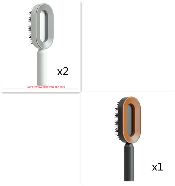 "Self-Cleaning Hair Brush for Women – One-Key Hair Loss Control, Airbag Scalp Massage & Anti-Static Comb" - SHIFRAH NERIAH BEAUTY