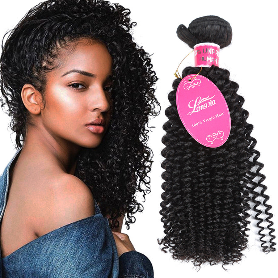 10A Deep Curly Brazilian Human Hair Bundles Weave - SHIFRAH NERIAH BEAUTY