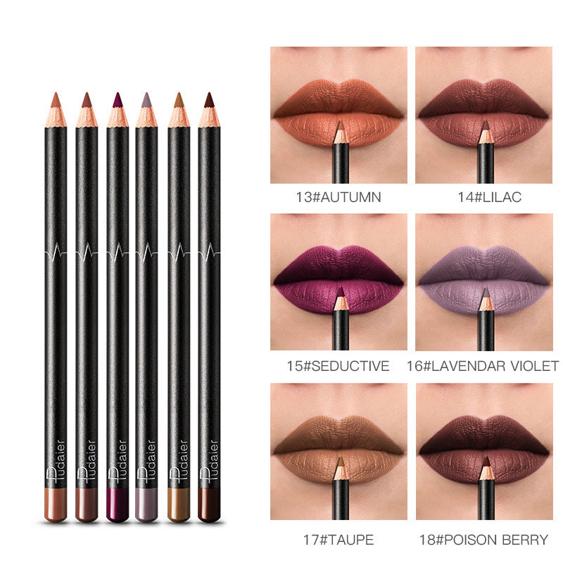 36 Color Lip Liner Waterproof Non-smudge Nude Color - SHIFRAH NERIAH BEAUTY