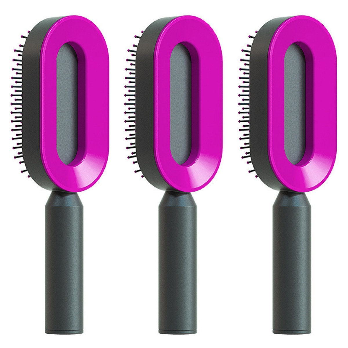 "Self-Cleaning Hair Brush for Women – One-Key Hair Loss Control, Airbag Scalp Massage & Anti-Static Comb" - SHIFRAH NERIAH BEAUTY