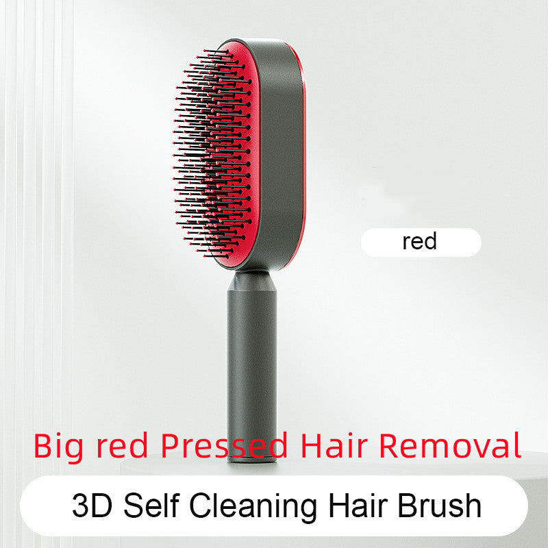 "Self-Cleaning Hair Brush for Women – One-Key Hair Loss Control, Airbag Scalp Massage & Anti-Static Comb" - SHIFRAH NERIAH BEAUTY