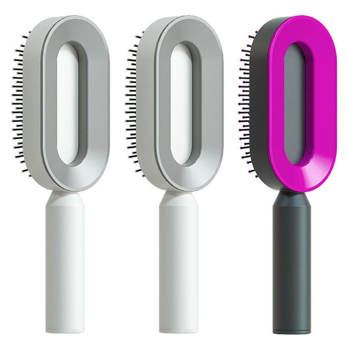 "Self-Cleaning Hair Brush for Women – One-Key Hair Loss Control, Airbag Scalp Massage & Anti-Static Comb" - SHIFRAH NERIAH BEAUTY