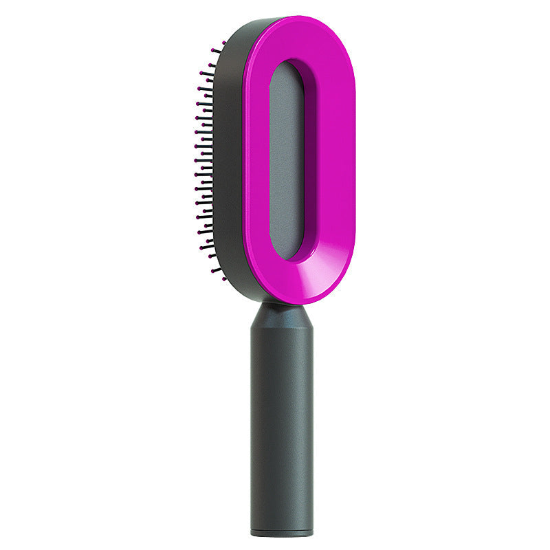 "Self-Cleaning Hair Brush for Women – One-Key Hair Loss Control, Airbag Scalp Massage & Anti-Static Comb" - SHIFRAH NERIAH BEAUTY