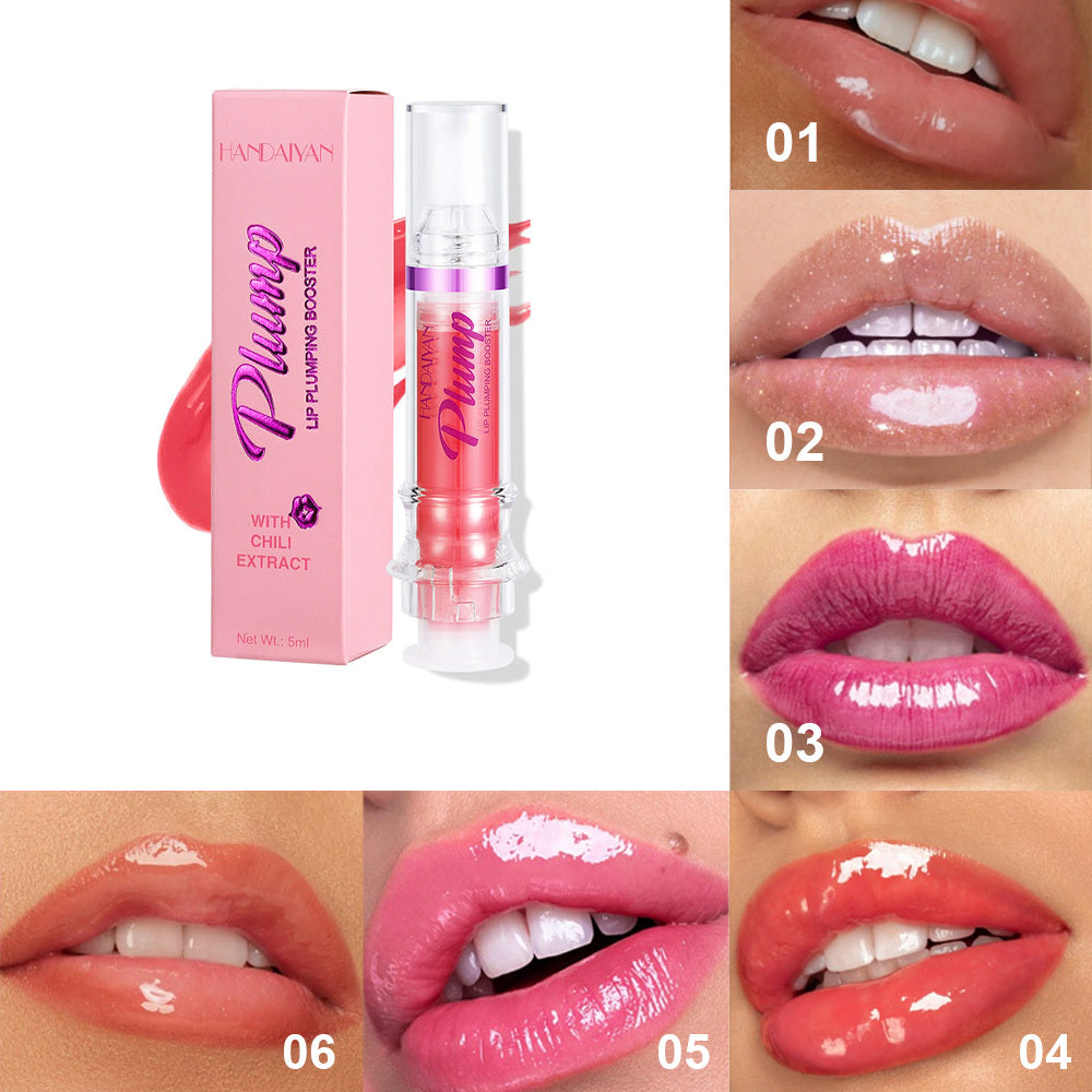 New Tube Lip Rich Lip Color Slightly Spicy Lip Honey Lip Glass Mirror Face Lip Mirror Liquid Lipstick - SHIFRAH NERIAH BEAUTY